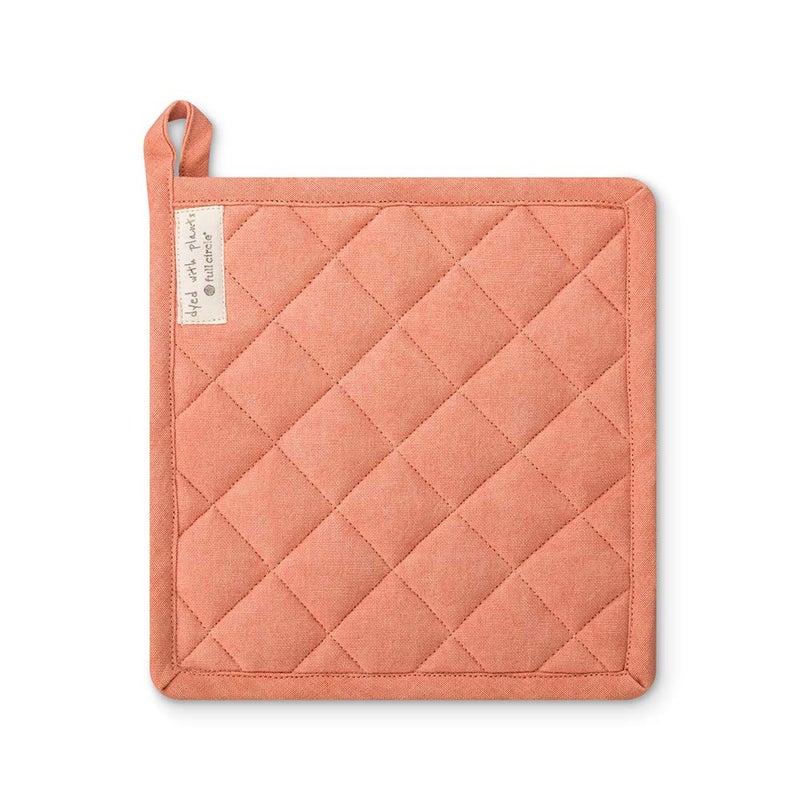 Full Circle Kind Collection Plant-Dyed Organic Cotton  Trivet  Pomegranate - Image 1