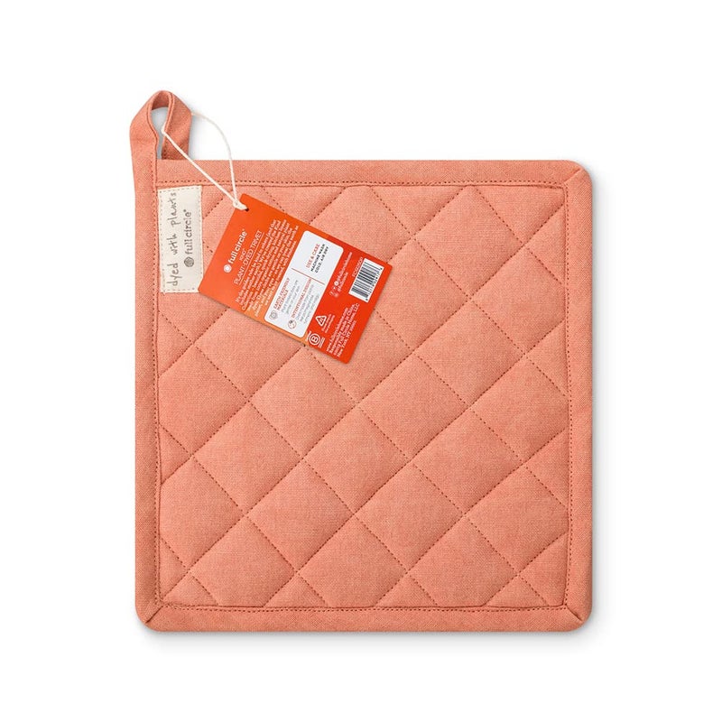 Full Circle Kind Collection Plant-Dyed Organic Cotton  Trivet  Pomegranate - Image 3