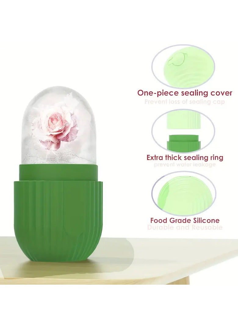 Ucanbe Silicone Ice Roller for Glowing Skin - Reusable, Leak-Proof Facial Massage Tool for Women | Daily Beauty Care, No Batteries Required - Image 4