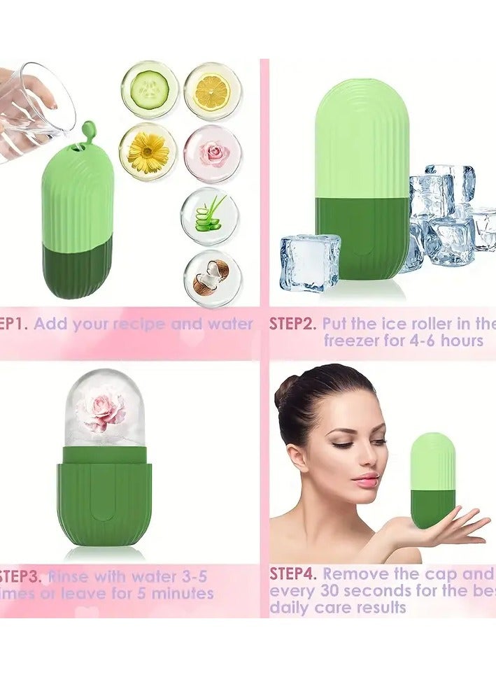 Ucanbe Silicone Ice Roller for Glowing Skin - Reusable, Leak-Proof Facial Massage Tool for Women | Daily Beauty Care, No Batteries Required - Image 5
