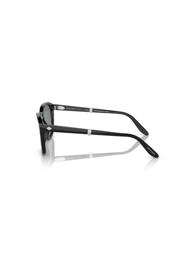 GIORGIO ARMANI Man SQUARE  SUNGLASSES- AR 8170 - lense size:51mm - BLACK - Image 2