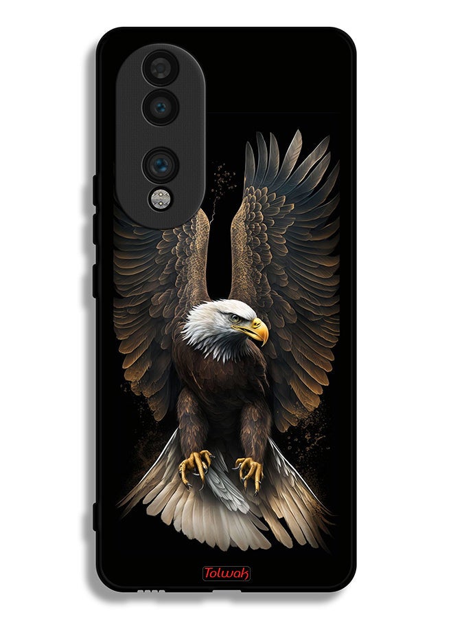 Tolwak Honor 70 Protective Case Cover Eagle Spread Wings - Image 2