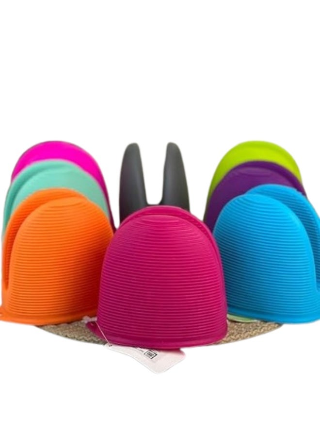 Ribbed silicone heat tong – kitchen tool for gripping hot pots and pans AM - Image 4
