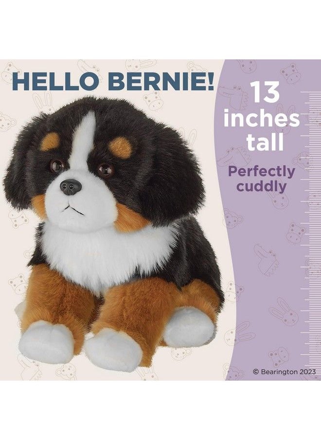 Bearington Collection - Bearington Bernie Plush Bernese Mountain Dog Stuffed Animal 13 Inch - Image 1
