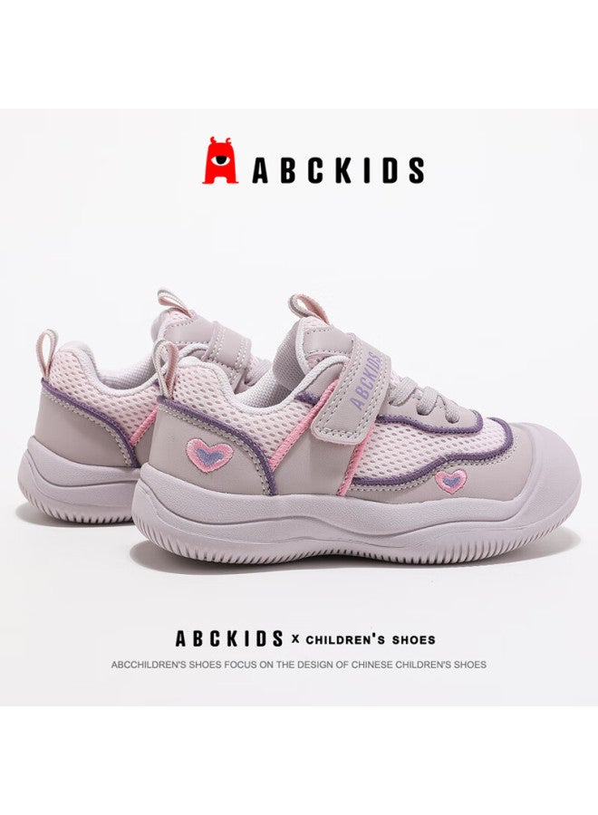 Abc Kids Children's Running Shoes, Autumn Closed-toe Boys' Non-slip Sneakers, Girls' Lightweight Versatile Casual Shoes, Purple, Size 33 - Image 5