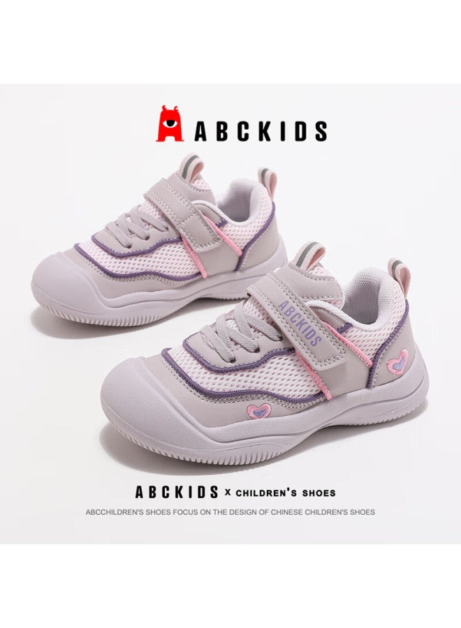 Abc Kids Children's Running Shoes, Autumn Closed-toe Boys' Non-slip Sneakers, Girls' Lightweight Versatile Casual Shoes, Purple, Size 33 - Image 1