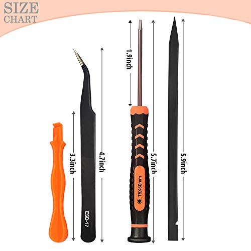 TECKMAN Repair Tool Kit for MacBook, TECKMAN Macbook Screwdriver Set with P5 Pentalobe Screwdriver,T5 Torx and Ph000 Phillips Screwdrivers for MacBook Air & Pro with Retina - Image 4