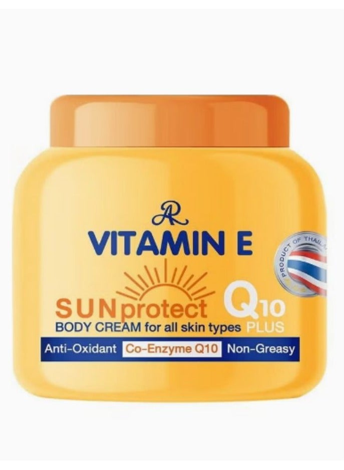 AR Vitamin E Sun Protect Q10 Plus Body Cream Yellow 200 g - Image 1