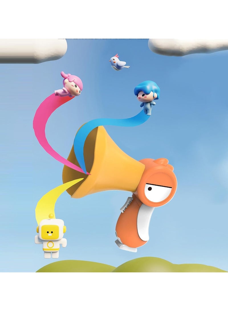 CMGTYYD Megaphone For Kids, Cartoon Bird Voice Changer Toy, Voice Changer Toy For Kids, Funny Voice Changer Prank Toy, Kids Voice Amplifier, Voice Changing Toy For Boys, Voice Recorder Toy For Kids Orange - Image 4