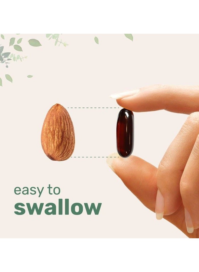 Wins Town Pumpkin Seed Oil Capsules,Premium Pumpkin Seeds Oil Supplement, Supports Urinary, Bladder And Prostate Health 180 Counts - Image 4