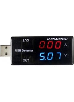 Keweisi Dual USB Output Voltmeter Ammeter Voltage and Current Monitor KWS-10VA 