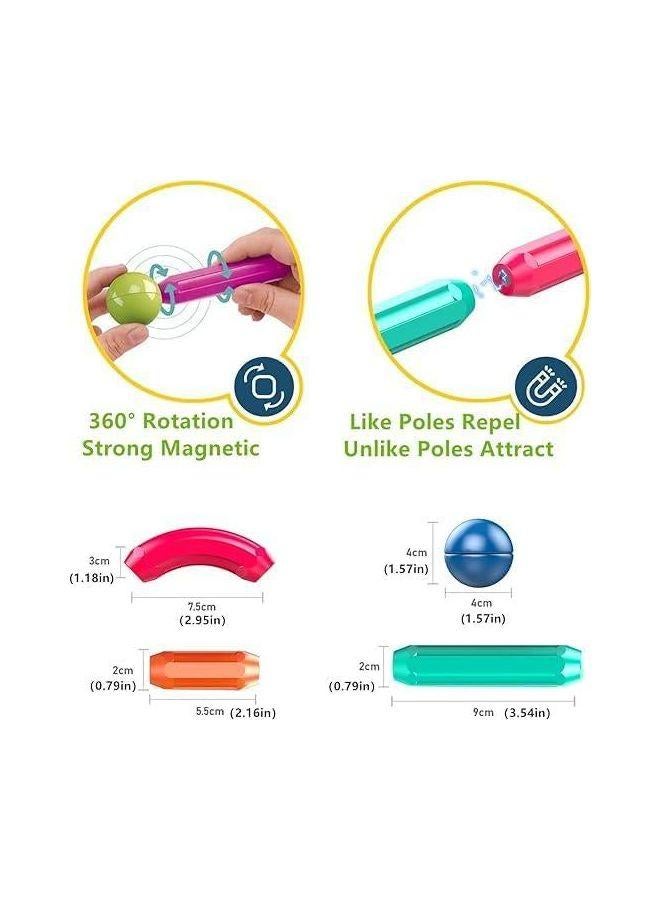 Magnetic Stick, Magnetic Balls And Rods Set Building Sticks Blocks Stacking Magnetic Toys Magnet Educational Toys  42 pcs  - Image 2