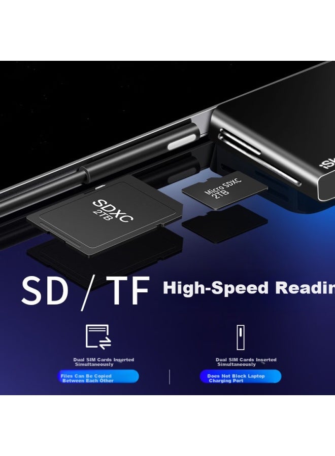 Isky Microsoft Surface Pro 5/6 Docking Station Converter Rj45 Ethernet Hdmi Video Usb Hub 4k Multiport Adapter For Microsoft Tablet - Image 3