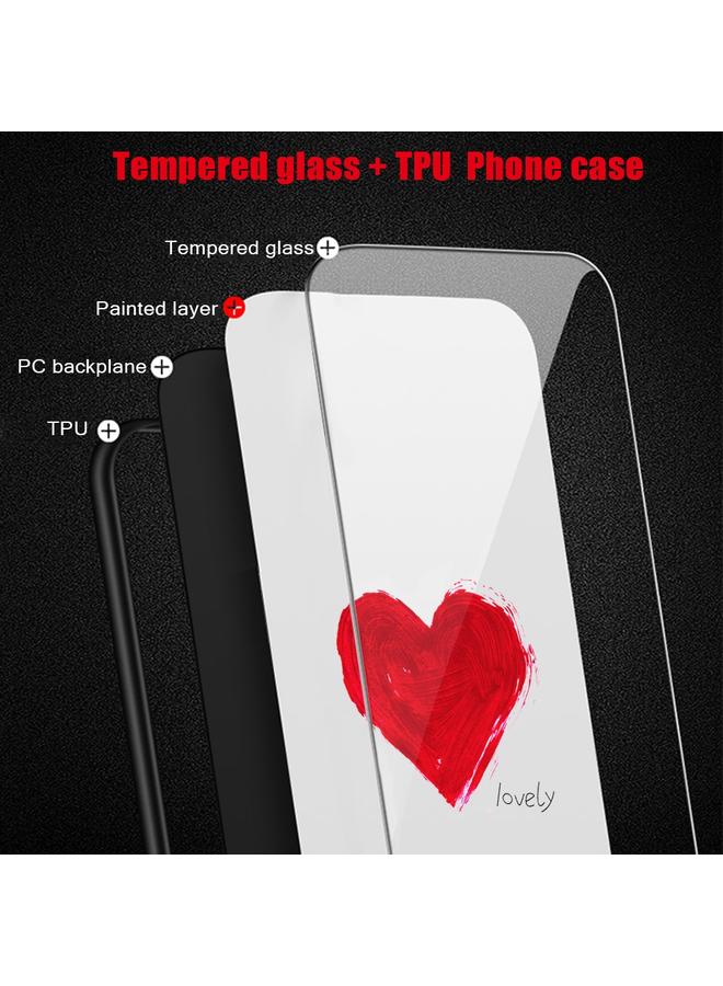 S-TOP Case For Realme C33 Colorful Painted Glass Phone Case - Image 4