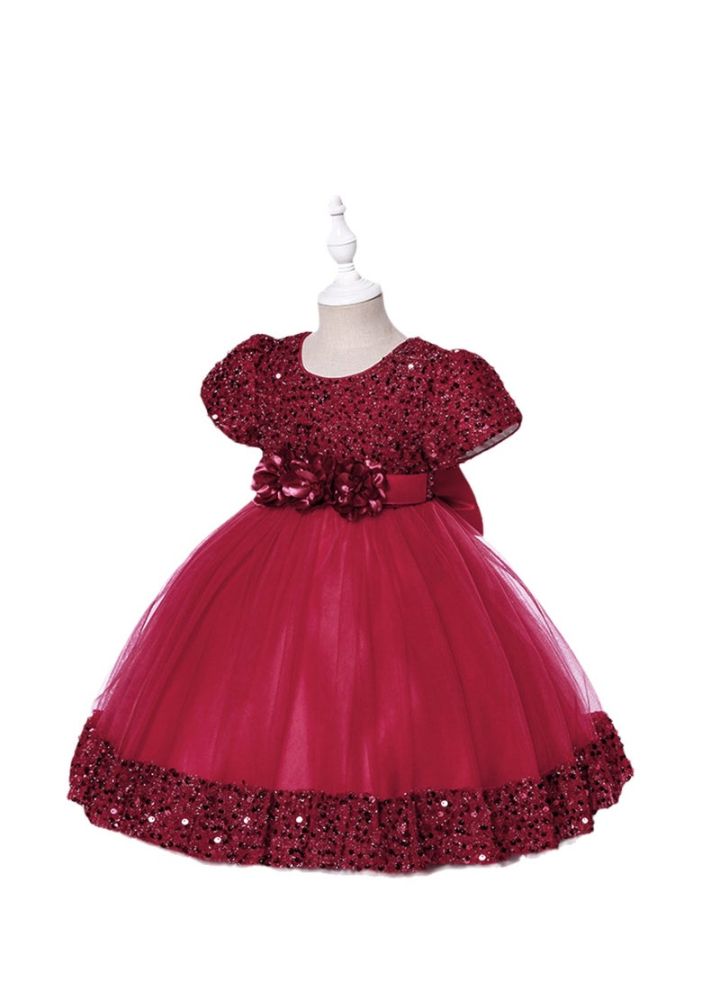 Children's Dresses Princess Dresses Flower Girl Wedding Dresses Performance Costumes - Image 1