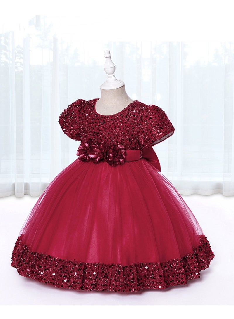 Children's Dresses Princess Dresses Flower Girl Wedding Dresses Performance Costumes - Image 3