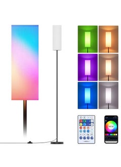 keke Modern WIFI and Bluetooth Floor Lamp with RGB LED Bulb  - Image 1
