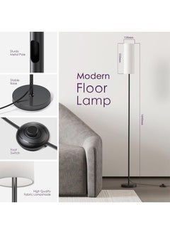 keke Modern WIFI and Bluetooth Floor Lamp with RGB LED Bulb  - Image 2
