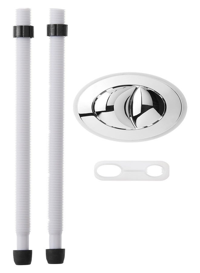 KOHLER 1266856-CP 38m Push Button Actuator Kit Genuine Part, Polished Chrome - Image 1