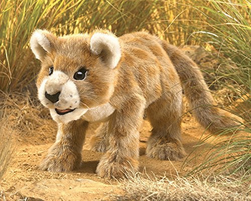 Folkmanis African Lion Cub Hand Puppet Plush - Image 5