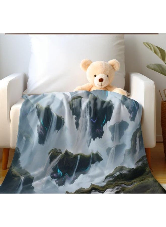 general Baby and children's cartoon flannel thin blanket (warm and comfortable, suitable for sleep, game use) 70cm*100cm - Image 1