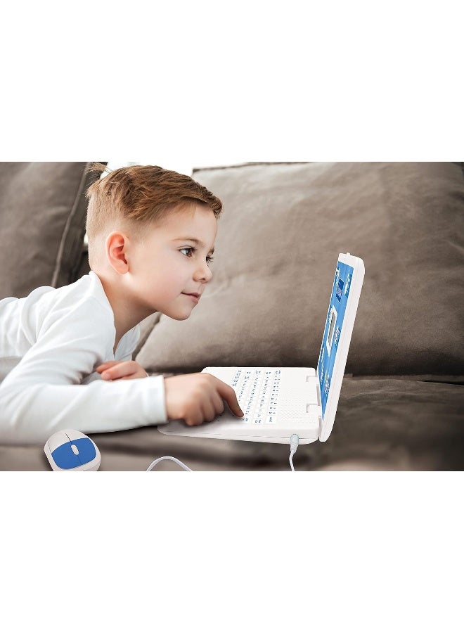 Lexibook Educational Bilingual Laptop for Kids (Arabic/English) with 124 Learning Activities, Interactive Children's Learning Computer, STEM Educational Toy for Mathematics, Logic, Typing Skills (Dactylography), Clock Reading, Music and Games, Early Learning Laptop for Boys and Girls - Image 4