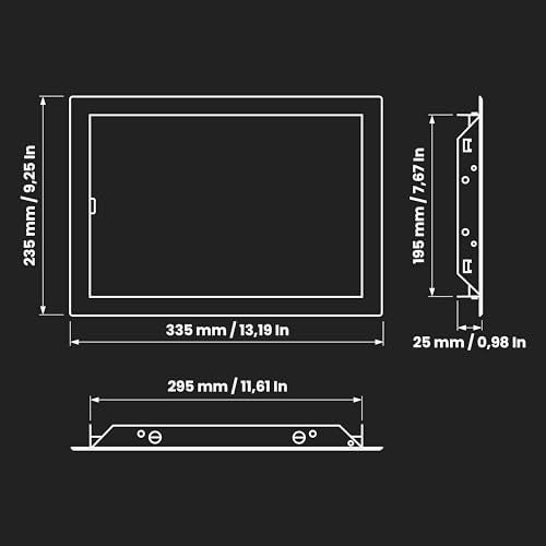 Repa Market 12 x 8 Inch Access Panel for DrywallWhite Powder Coated Steel Wall Hole CoverDoor PanelCover Plates with Latch Service HatchHVAC Access Door for Plumbing Electrical Use - Image 3
