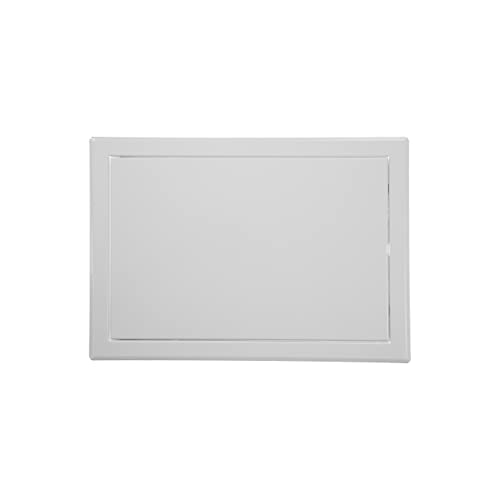 Repa Market 12 x 8 Inch Access Panel for DrywallWhite Powder Coated Steel Wall Hole CoverDoor PanelCover Plates with Latch Service HatchHVAC Access Door for Plumbing Electrical Use - Image 1