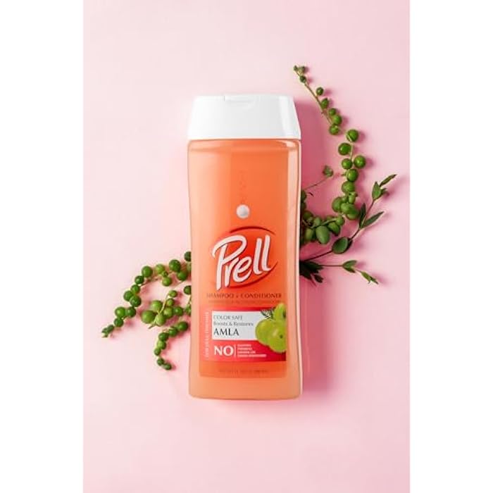 Prell AMLA Boosts & Restores Color Safe Shampoo & Conditioner for Dull, Fine Hair 13.5 fl.oz, 2 Pack - Image 2