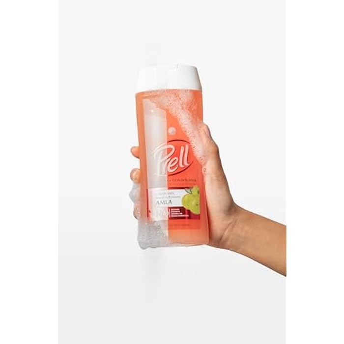 Prell AMLA Boosts & Restores Color Safe Shampoo & Conditioner for Dull, Fine Hair 13.5 fl.oz, 2 Pack - Image 3