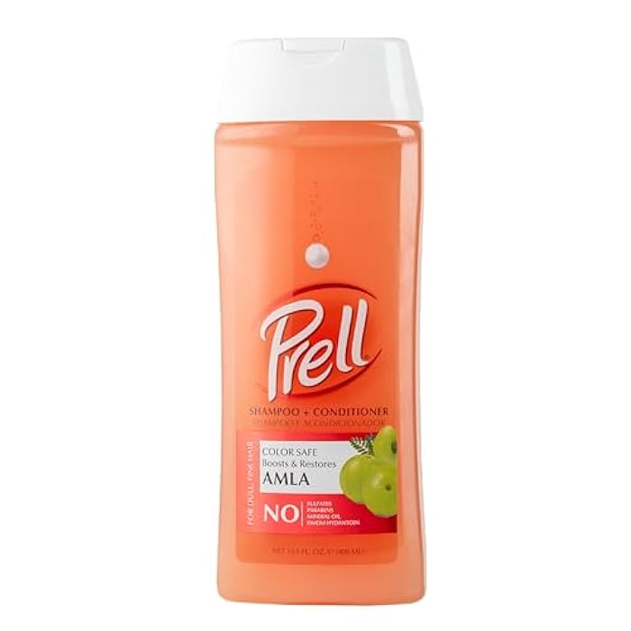 Prell AMLA Boosts & Restores Color Safe Shampoo & Conditioner for Dull, Fine Hair 13.5 fl.oz, 2 Pack - Image 1
