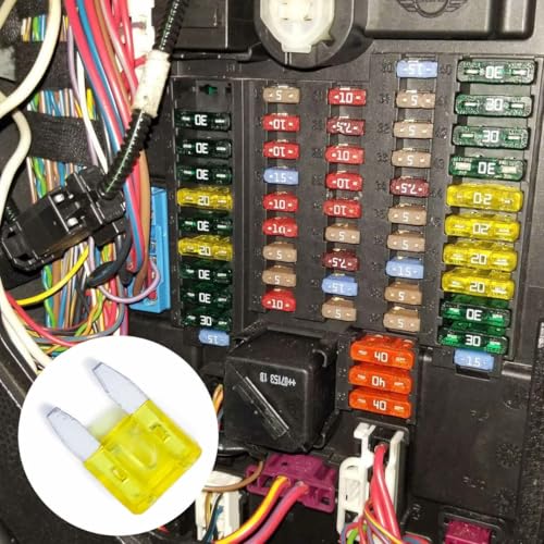 JESUNK 100 Pack Auto Fuses 20 AMP APM/ATM 32V Mini Blade Style Fuses 20A Short Circuit Protection Car Fuse (20 AMP) - Image 5