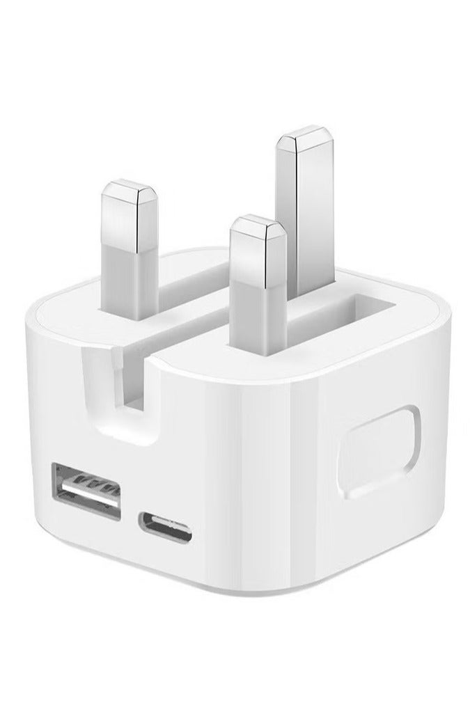 35W USB-C Power Adapter White Charger Fast USB C Charger iPhone 15 Fast Charger Head Type-C Power Plug Universal Travel Adapter USB-C Plug For Both Android And Apple Can Charge iPhone 15/15 Pro Max/15 Pro/15 Plus/14/13/12/11,etc White - Image 1