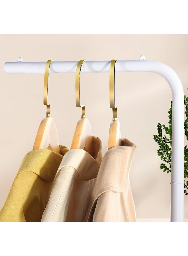 LEFAFA LEFAFA Hanger Rack - 170cm Coat Rack, Cloth Hanger Stand With Three Hooks, Clothing Rack With Natural Marble Base, Modern Coat Stand For Entryway, Living Room, Bedroom, Office. (White) - Image 5