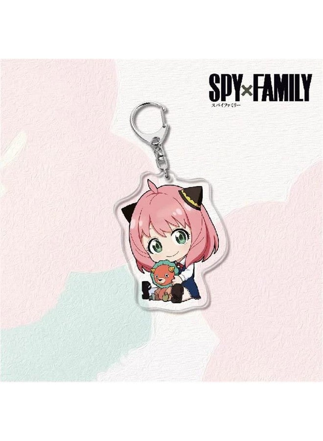 Careflection Spy x Family Anime Keychain Keyring Keytag (Anya Forger) - Image 2