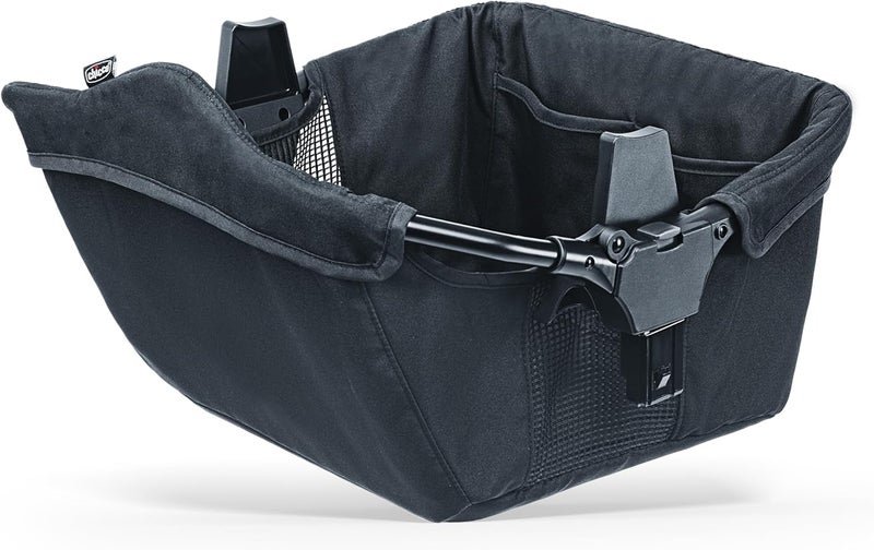 Chicco Corso Flex Infant Car Seat Adapter/Basket for Corso Flex Convertible Stroller - Compatible with Any Chicco Infant Car Seat - Black - Image 1