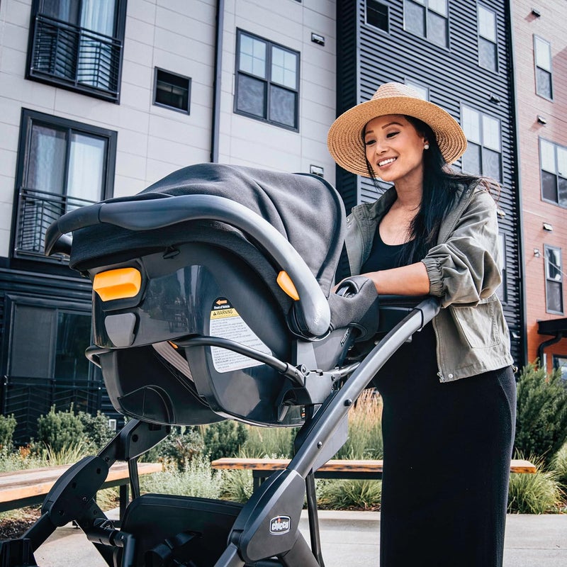 Chicco Corso Flex Infant Car Seat Adapter/Basket for Corso Flex Convertible Stroller - Compatible with Any Chicco Infant Car Seat - Black - Image 5