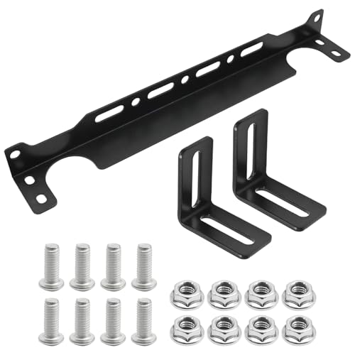 DUZFOREI Oil Cooler Mounting Bracket Kit with Screws Nuts, 330 MM/13 Inch Length, Aluminum Alloy Oil Cooler Mounting Bracket Kit for Engine Oil Cooler - Image 1