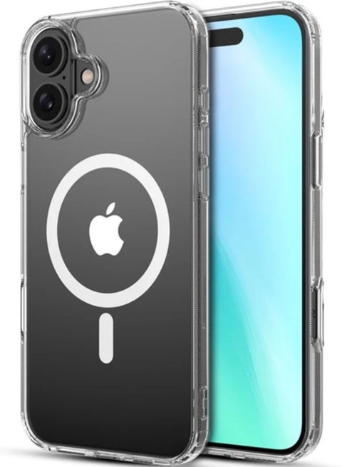 جراب Magsafe المغناطيسي لهاتف iPhone 16 Series جراب MagSafe، غطاء هاتف رفيع للغاية ومضاد للصدمات (iPhone 16)