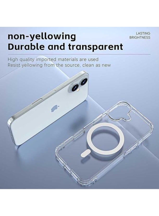 جراب Magsafe المغناطيسي لهاتف iPhone 16 Series جراب MagSafe، غطاء هاتف رفيع للغاية ومضاد للصدمات (iPhone 16) - Image 5