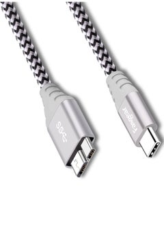 Fasgear 0.3m USB-C to Micro-B Cable | Nylon Braided | 5Gbps | Quick Charge | Metal Connector - pzsku/Z472DFBDCBD9DB9FBE7EDZ/45/_/1739709841/3d33f1c4-382b-434a-a3ed-cbbdf305e455