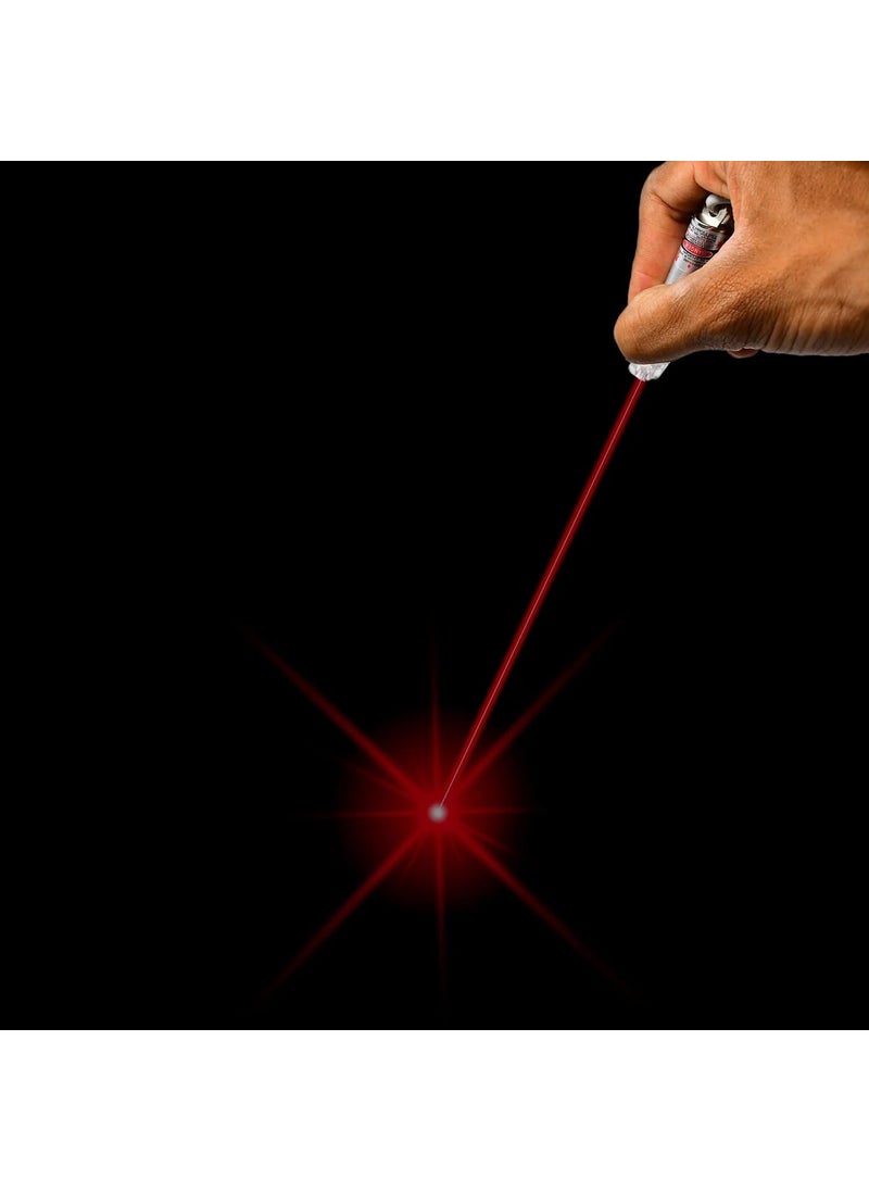 Oblivion Oblivion 3 in1 Laser Light LED Flashlight Torch Keychain Laser Pointer Silver Color  - Image 3