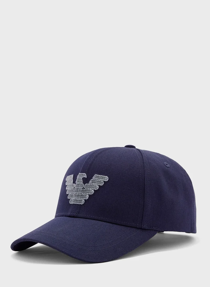 EMPORIO ARMANI Logo Curved Peak Cap