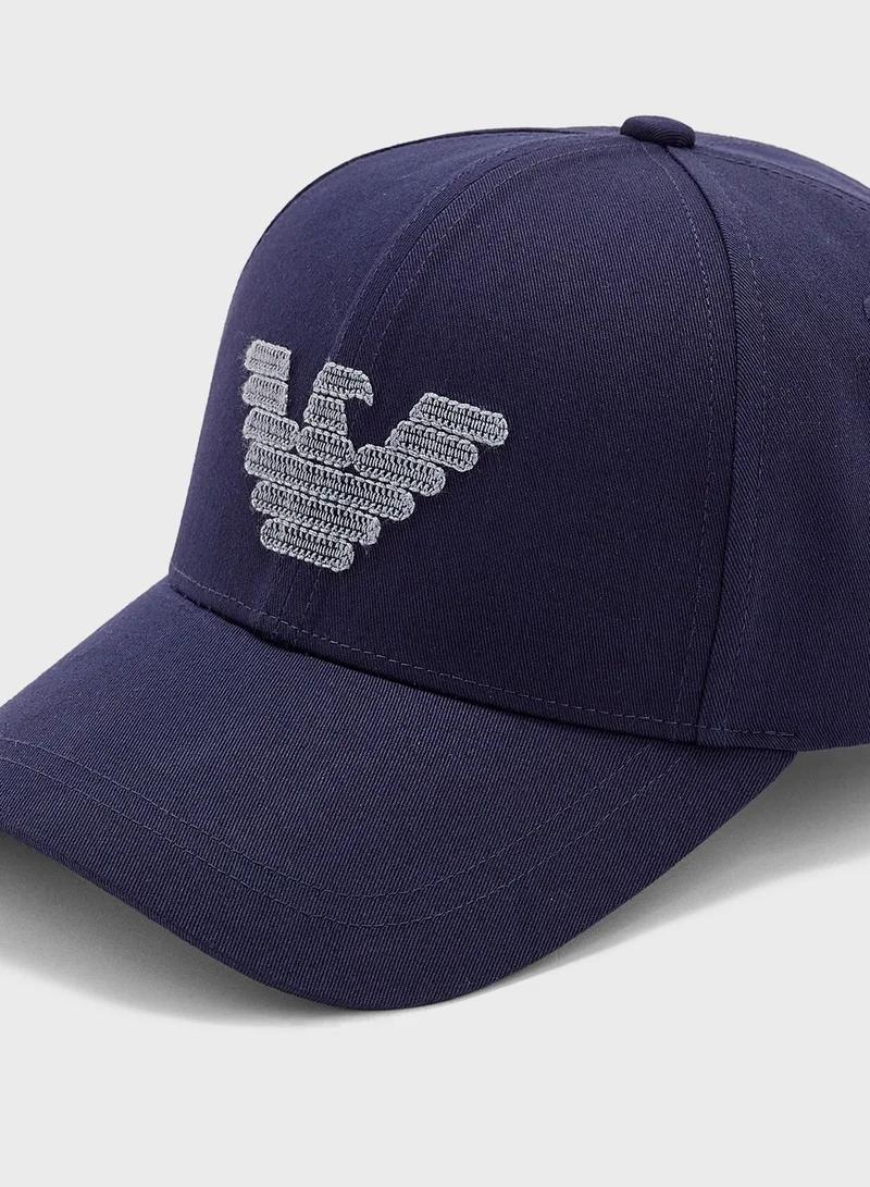 EMPORIO ARMANI Logo Curved Peak Cap