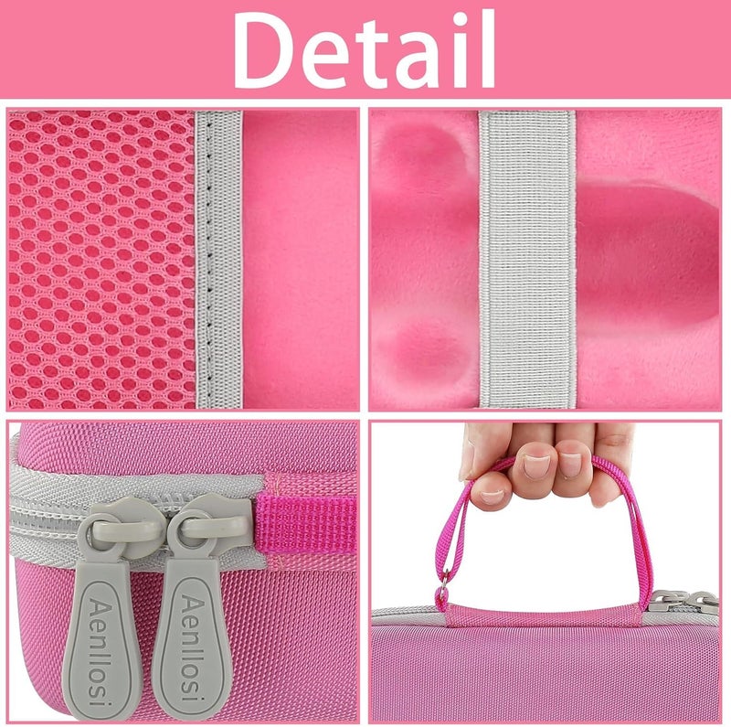 Aenllosi Storage Case Compatible with 3Doodler Start+ Essentials (2024) 3D Pen,Holders for 3D Printing Filament Refill Pack and USB Cable (Only Case,Pink) - Image 3