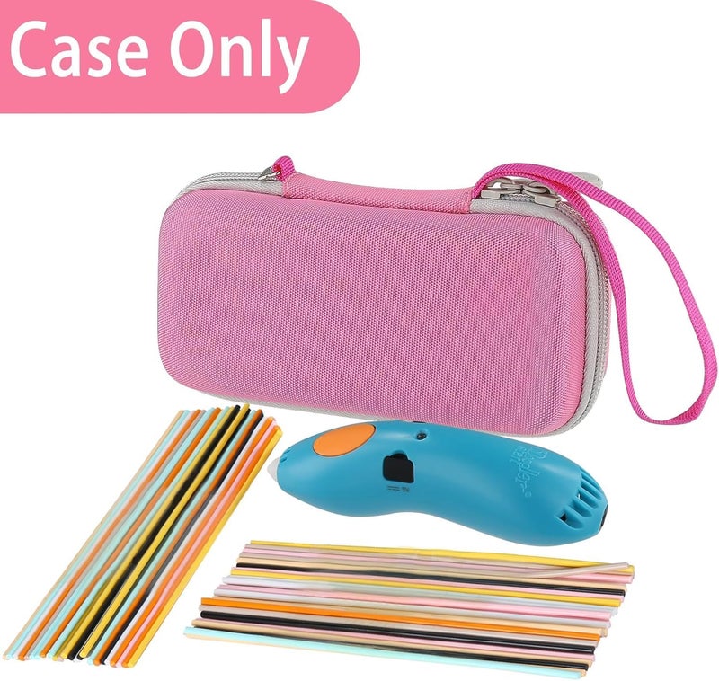 Aenllosi Storage Case Compatible with 3Doodler Start+ Essentials (2024) 3D Pen,Holders for 3D Printing Filament Refill Pack and USB Cable (Only Case,Pink) - Image 5