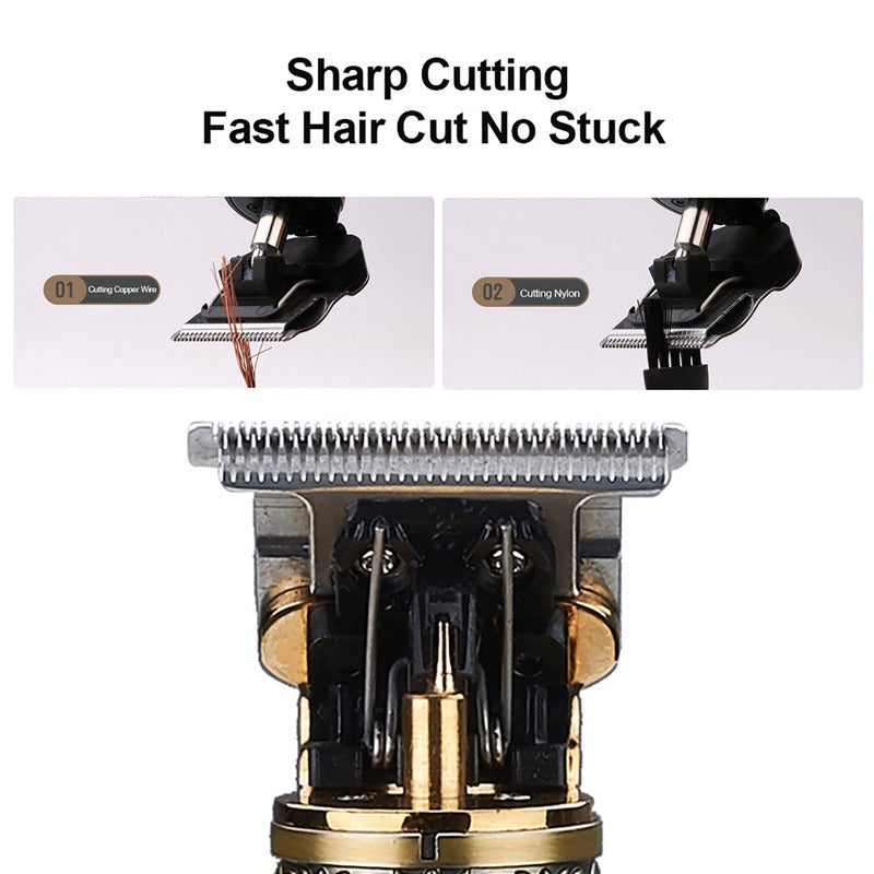 Resuxi Hair Clipper: Bronze 2 Size, Sharp Steel & Powerful Motor, Portable Hair Trimmer - 300 Mins Long Battery Life, Hair Cutter for Home Personal Grooming & Travel Use - Image 4