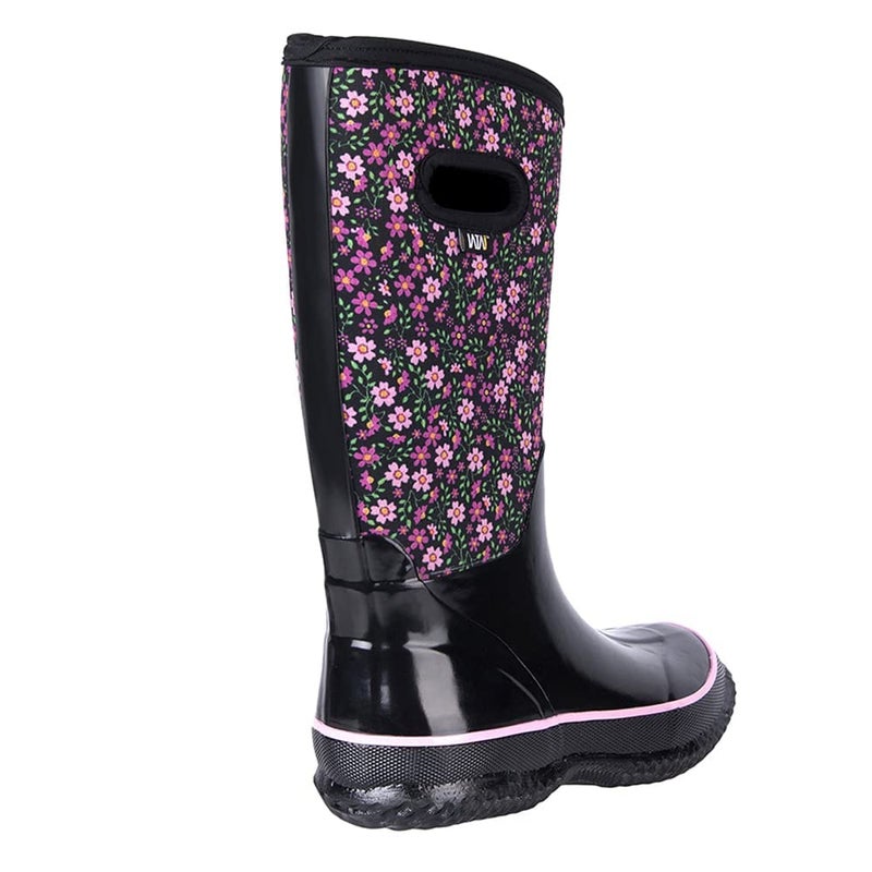 WTW Mid Calf Rain Boots for Women - Waterproof Insulated Neoprene Mud Boots Outdoor Hunting Garden Boots - Image 5