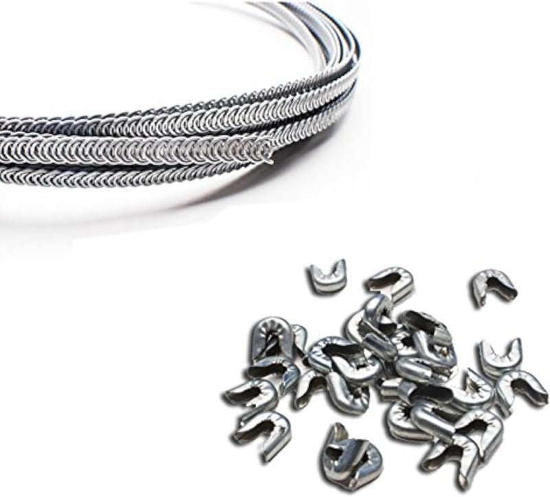 item4ever Spiral Metal Boning - 10 Yard 3/16" + 24 Tips - Image 1