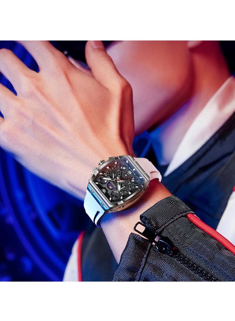 أوليفز ساعة OLEVS كرونوغراف مقاومة للماء ومتعددة الوظائف للرجال كوارتز 2942 - Image 3